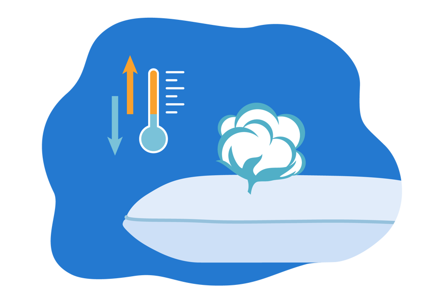 protege oreiller coton